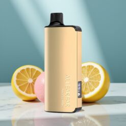 Alibarbar Ingot 9000 Züge 22ml Pinke Zitrone LED Display