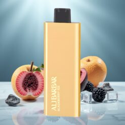 Alibarbar Pandora 7000 Puffs Wegwerf-Vape Brombeer-Eis (17 ml, 1.0 Ω)