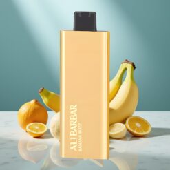 Alibarbar Pandora 7000 Züge Wegwerf-Vape Bananenrausch – 17 ml, 1.0 Ω