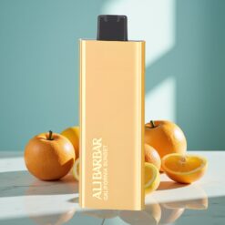 Alibarbar Pandora 7000 Züge Wegwerf-Vape Kalifornien Sonnenuntergang 17ml 1.0Ω
