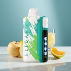 ELF BAR Ice King 40000 Züge 20ml 5% Nikotin 850mAh LCD Sauerapfel-Eis