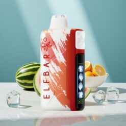 ELF BAR Ice King 40000 Züge 20ml E-Liquid 5% Nikotin LCD Wassermelone Eis