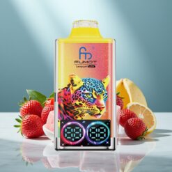 Fumot Leopard 40K Puffs Disposable Vape Erdbeer-Eis – 700mAh, Dual Mesh, Typ-C