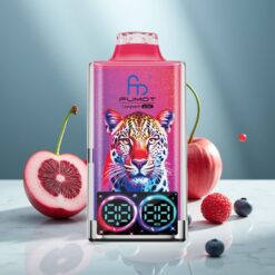 Fumot Leopard 40K Puffs Dual Mesh Disposable Vape Blaubeere Kirsche Cranberry 700mAh Typ-C