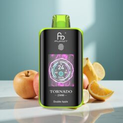 Fumot Tornado 25000 Puffs Doppelapfel HD-Bildschirm 20ml 700mAh