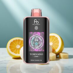 Fumot Tornado 25000 Puffs HD Display 20ml Weiße Gummibärchen-Eis