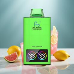 Fumot Tornado 35K Einweg-Vape Pink Zitrone – Dual Mesh, RGB, 15ml, 700mAh, USB-C