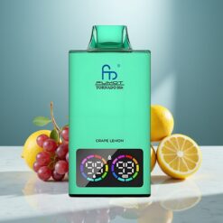 Fumot Tornado 35K Wegwerf-Vape Traube Zitrone mit Dual-Mesh & 15ml E-Liquid