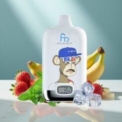 Fumot Tornado Digital Box 12000 Züge Erdbeer-Banane 20ml Mesh 550mAh