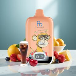 Fumot Tornado Digital Box 12000 Züge Mischbeeren 20ml Mesh 550mAh Typ-C