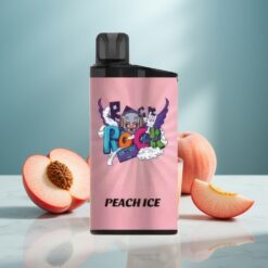 IGET Bar 3500 Puffs Disposable Vape Pfirsich Eis – 1400 mAh, 1.2 Ohm Mesh