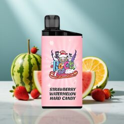 IGET Bar 3500 Züge Erdbeer-Wassermelone Hard Candy 1400mAh Mesh Coil