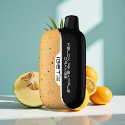 IGET Moon K5000 5000 Züge Melone Ananas Orange 81,5g Mesh Coil 1,35 Ohm