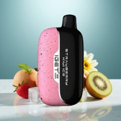 IGET Moon K5000 Puffs Wegwerf-Vape Erdbeer-Kiwi-Eis (5000 Züge, 81,5 g, Mesh Coil)