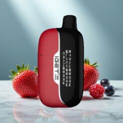 IGET Moon K5000 Puffs Wegwerf-Vape Erdbeere Brombeere Cranberry (81,5 g, 49,5x25,3x99,4 mm)