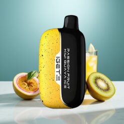 IGET Moon K5000 Puffs Wegwerf-Vape Passionsfrucht-Kiwi-Guava-Eis (5000 Züge, 1.35 Ohm Mesh Coil)