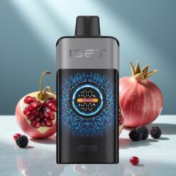 IGET ONE 12000 Puffs Einweg-Vape Brombeere-Kirsche-Granatapfel, 2700 mAh, Dual Mesh Coil