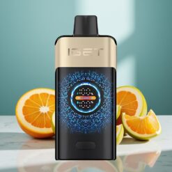 IGET ONE 12000 Puffs Wegwerf-Vape Tropischer Orangen-Monster mit 2700 mAh & Farbdisplay