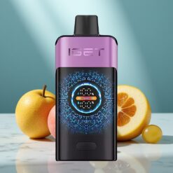 IGET ONE 12000 Züge Einweg-Vape Chupa Chups Traube – 2700 mAh, 0,6 Ohm Dual Mesh
