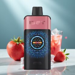 IGET ONE 12000 Züge Einweg-Vape Erdbeer Granatapfel Eis, 2700 mAh, Dual Mesh Coil