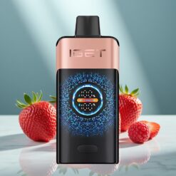 IGET ONE 12000 Züge Einweg-Vape Erdbeere-Himbeere, 2700 mAh, Dual Mesh