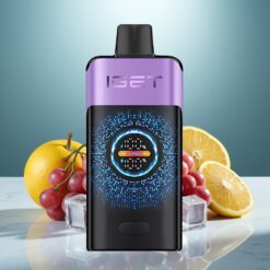 IGET ONE 12000 Züge Einweg-Vape Graubeere Eis – 2700 mAh, 0,6 Ohm Dual Mesh
