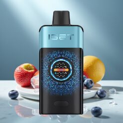 IGET ONE 12000 Züge Wegwerf-Vape Blaubeer-Eis, 2700 mAh, Dual Mesh Coil