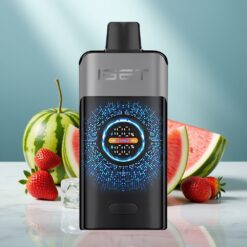 IGET ONE 12000 Züge Wegwerf-Vape Erdbeer-Wassermelone-Eis, 2700 mAh, Dual Mesh Coil