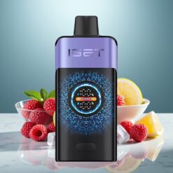IGET ONE 12000 Züge Wegwerf-Vape Himbeer-Traube-Eis mit 2700 mAh & Farbdisplay