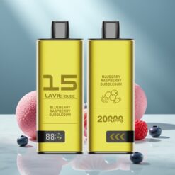 Lavie Cube 20000 Puffs Wegwerf-Vape Blaubeere Himbeere Bubblegum 28ML 5%