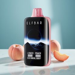 Elfbar Moonnight 40000 Züge – Pfirsich Eis, 22ml, 1000mAh, Mesh Coil