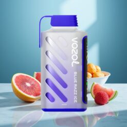 VOZOL Gear Power 20000 Züge – Blau-Rahm-Eis – 20mL, Dual Mesh Coil, S.i.L.C. Tech