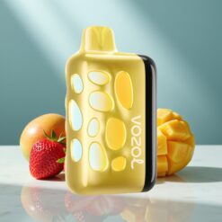 VOZOL RAVE 40000 Disposable Erdbeere-Mango – 270° Leuchtdesign, 80% Ladung in 20 Min, 1000mAh
