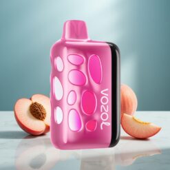 VOZOL RAVE 40000 Disposable Pfirsich-Eis | 270° Leuchtend | 80% in 20 Min | 1000mAh