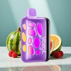 VOZOL RAVE 40000 Disposable Vape – Wassermelone-Razz-Beere, 270°-Leuchten, 80% in 20 Min, 1000mAh