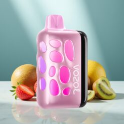 VOZOL RAVE 40000 Glow-Party Edition – Erdbeer-Kiwi – 80% in 20 Min – 1000mAh