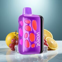 VOZOL RAVE 40000 Wegwerf-Vape Grape-Eis mit 270° Leuchtdesign & Beat-Sync