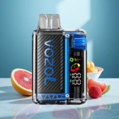 VOZOL Vista 20000 Züge 650mAh 2% Nikotin OLED Display Blaue Himbeere Eis S.i.L.C Tech Dual Mesh Coil