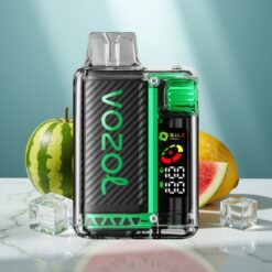 VOZOL Vista 20000 Züge wiederaufladbar 650mAh 2% Wassermelone-Eis OLED S.i.L.C Tech Dual Mesh