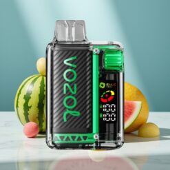VOZOL Vista 20000 Züge wiederverwendbar mit OLED Display & 6-Stufen Wattregelung – Wassermelone Bubble Gum